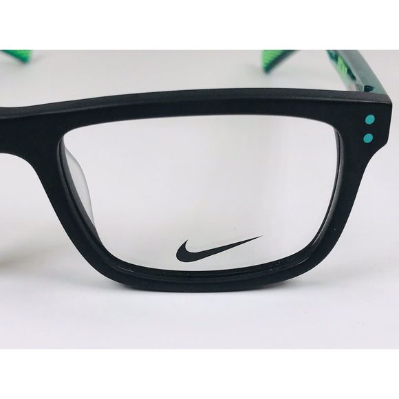New KIDS NIKE 5536 001 Black & Neptune Green Eyeglasses 46mm with Nike Case main image 7